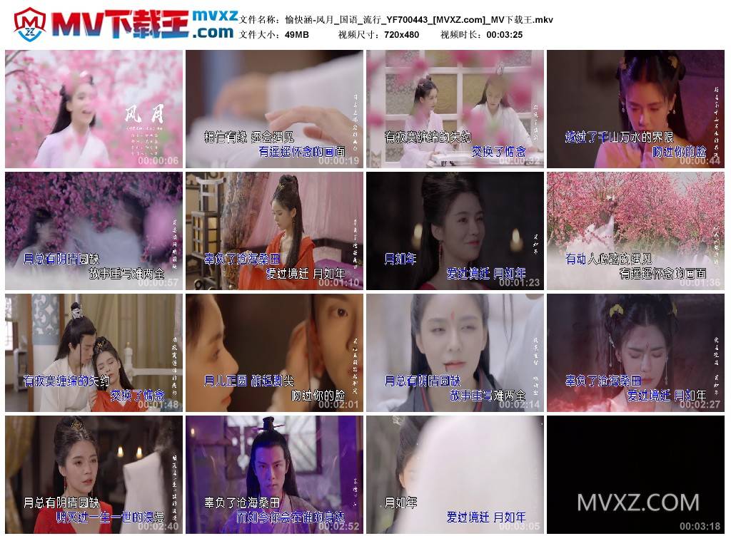 愉快涵-风月_国语_流行_YF700443